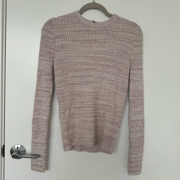 NWT Reiss Suri Wool Blend pink Jumper sweater Large $240 - Picture 2 of 11